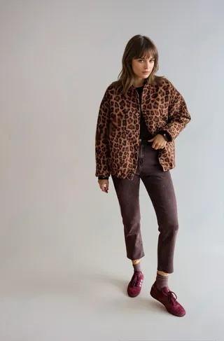 Leopard Print Bomberjack – Stijlvol, Trendy & Comfortabel